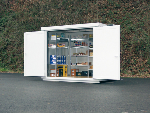 Säbu Isolierter Materialcontainer mit Fußboden fertig montiert Milieu 1 L