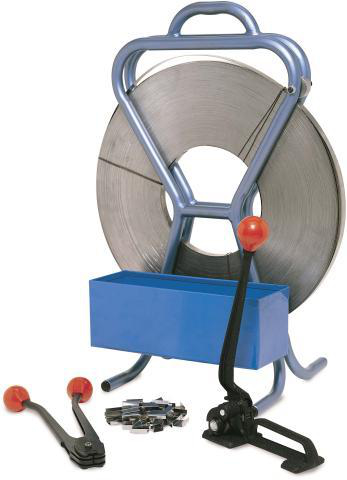 Spanngerät für Stahl-Umreifungsband, für Bandbreite 10 - 19 mm Milieu 1 L