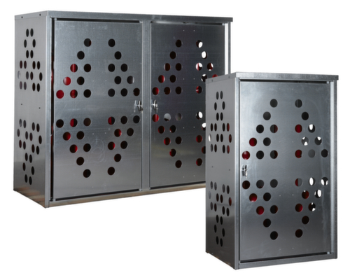 Lacont Lacont Gasflaschenschrank für 11 kg Flaschen | UDOBÄR Lacont Ladegerät | UDOBÄR