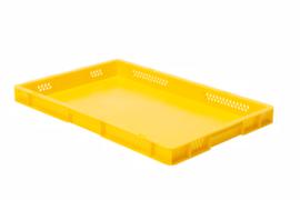 Lakape Euronorm-Stapelbehälter Favorit Wände durchbrochen, gelb, Inhalt 9,5 l