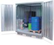 Verzinkter Gefahrstoff-Container, Lagerung aktiv, Breite x Tiefe 4075 2875 mm