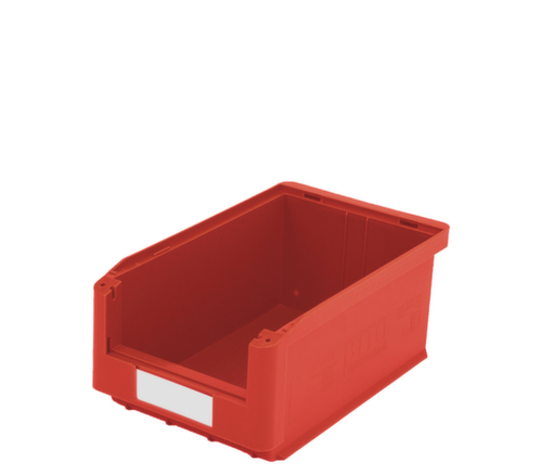 BITO Sichtlagerkasten hoch belastbar, rot, Tiefe 350 mm, Polypropylen