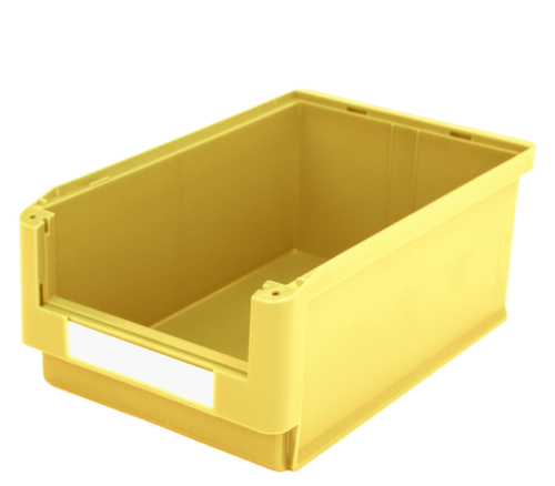 BITO Sichtlagerkasten hoch belastbar, gelb, Tiefe 500 mm, Polypropylen