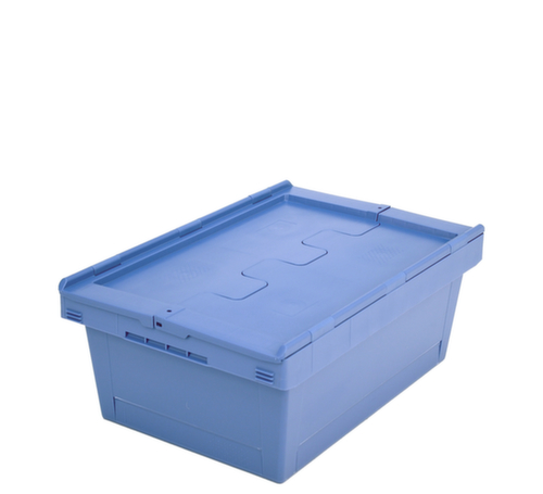 BITO Mehrwegbehälter verplombbar, Inhalt 38 l, Zweiteiliger Scharnierdeckel