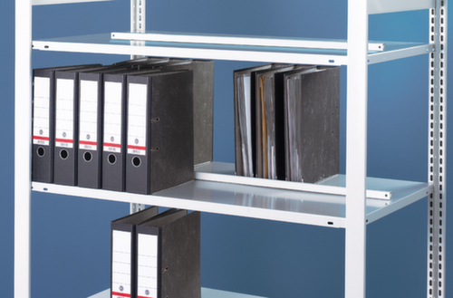 META Fachboden mit Längskanal, Breite x Tiefe 750 x 600 mm