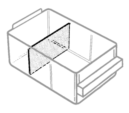 raaco Querteiler für Klarsichtmagazin