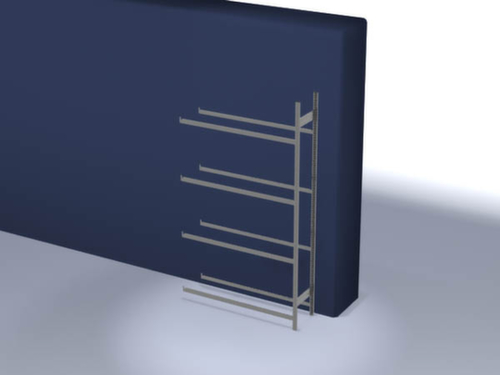 hofe Reifenregal, Höhe x Breite x Tiefe 2500 x 1510 x 435 mm, 4 Ebenen