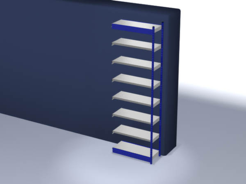 hofe Steckregal, Höhe x Breite x Tiefe 3000 x 1025 x 400 mm, 7 Böden