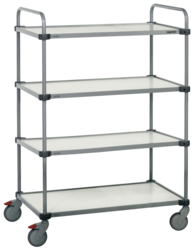 Treston ESD-Etagenwagen 1000x430 mm, Traglast 300 kg, 4 Etagen