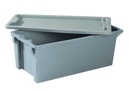 Auflagedeckel für Drehstapelbehälter