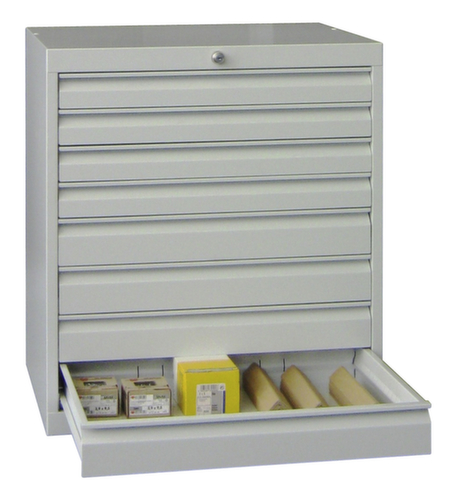 PAVOY Schubladenschrank Basis Plus RAL7035, 8 Schublade(n), RAL7035 Lichtgrau/RAL7035 Lichtgrau