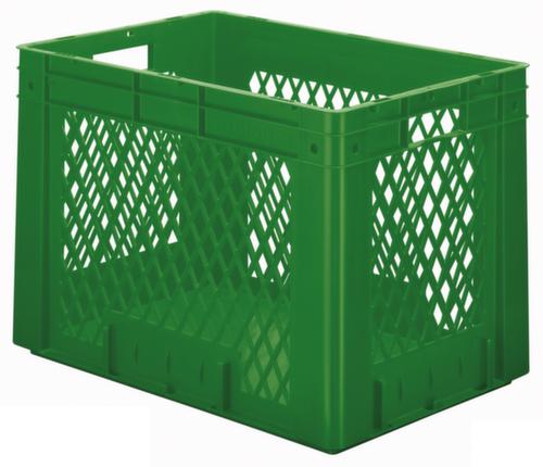 Euronorm-Stapelbehälter, grün, Inhalt 80 l