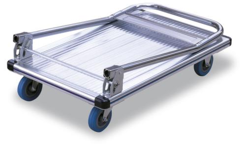 RAPIDLIFT Klappbarer Alu-Schiebebügelwagen, Traglast 150 kg