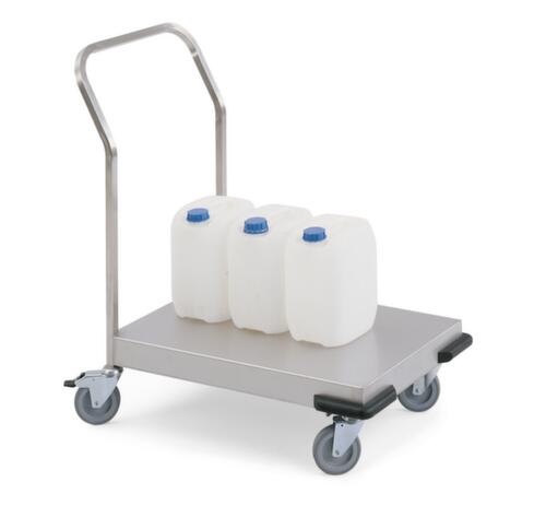 Hupfer Edelstahl-Schiebebügelwagen