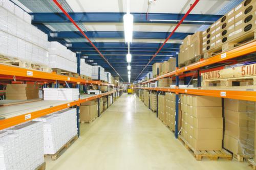 META Palettenregal MULTIPAL für 6 Paletten, 2870 mm breit, 3 Lagerebenen