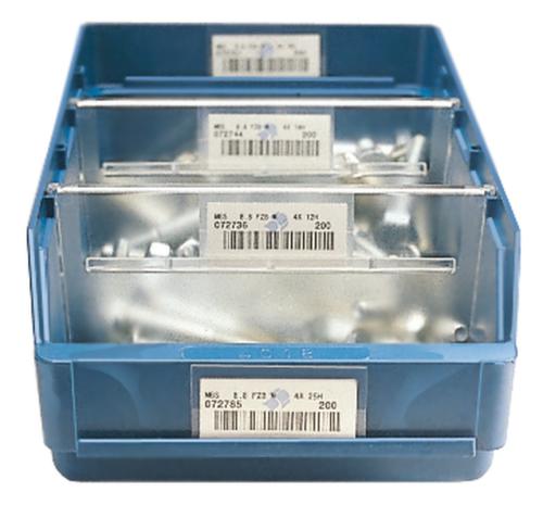 Querteiler für Regalkasten aus Polypropylen