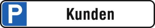 Aluminium-Parkplatzschild
