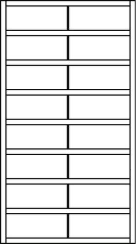 PAVOY Fächerschrank Basis, 16 Fächer