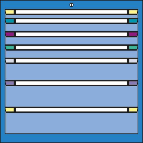 Thurmetall Schubladenschrank mit Breite 605 mm, 7 Schublade(n)