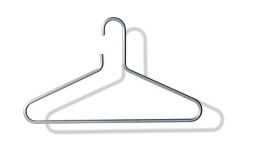 5 Kleiderbügel aus Aluminium, silber