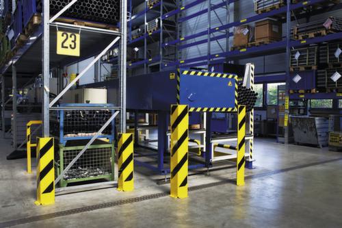 Moravia Anfahrschutz BLACK BULL als Winkel, Höhe x Breite 400 x 160 mm