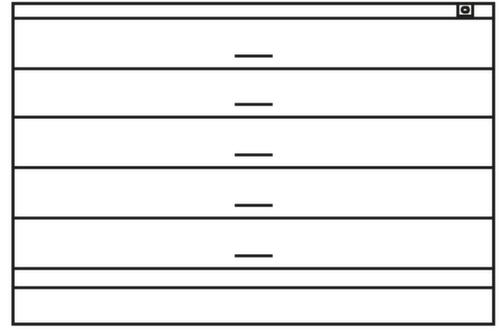C+P Flachablageschrank, Höhe x Breite x Tiefe 760 x 1350 x 960 mm