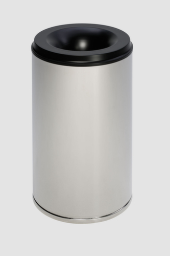 VAR Edelstahl-Papierkorb, 110 l