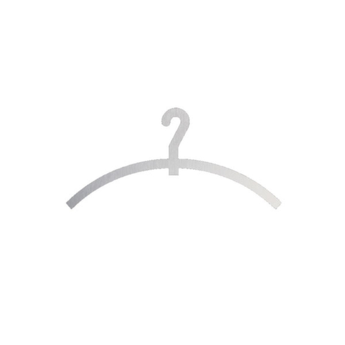 Türschild mit Silhouette, "Garderobenbügel"