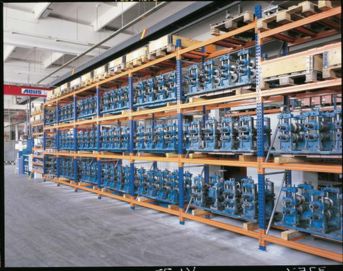 META Palettenregal MULTIPAL für 15 Paletten, 2785 mm breit, 5 Lagerebenen