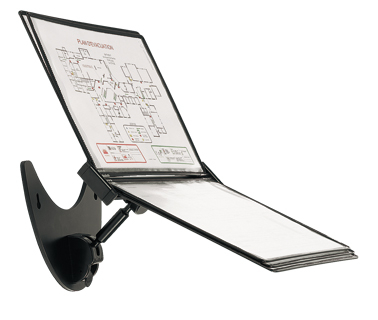 tarifold Drehbares Sichttafel-System, mit 10 Sichttafeln in DIN A4