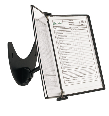 tarifold Drehbares Sichttafel-System, mit 10 Sichttafeln in DIN A4