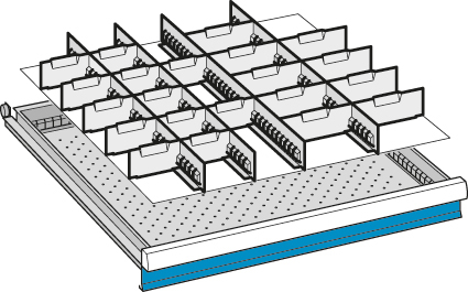 LISTA Einteilungsmaterial 717 mm