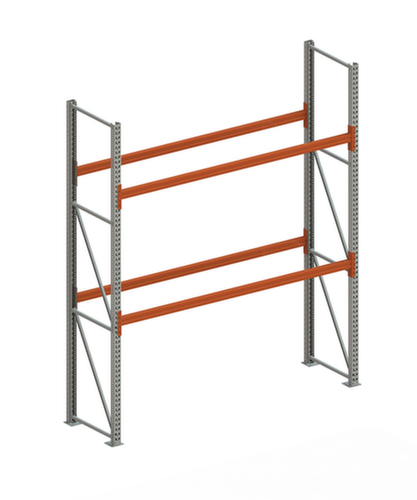 META Palettenregal MULTIPAL für 6 Paletten, 2900 mm breit, 3 Lagerebenen