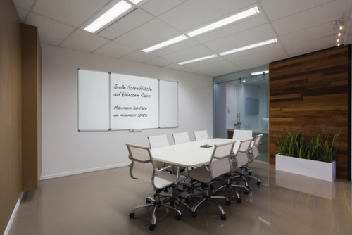 MAUL Whiteboard MAULstandard mit 2 Flügeln, Höhe x Breite 1000 x 1500 mm