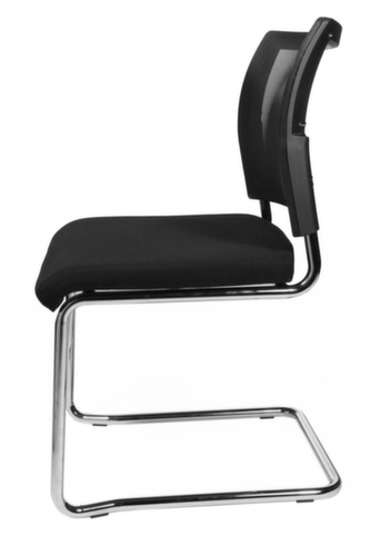 Topstar Besucherschwinger Visit 20 mit Netzrücken, Sitz Stoff (100% Polypropylen), schwarz
