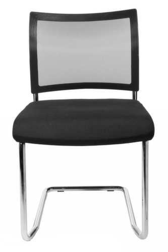 Topstar Besucherschwinger Visit 20 mit Netzrücken, Sitz Stoff (100% Polypropylen), schwarz