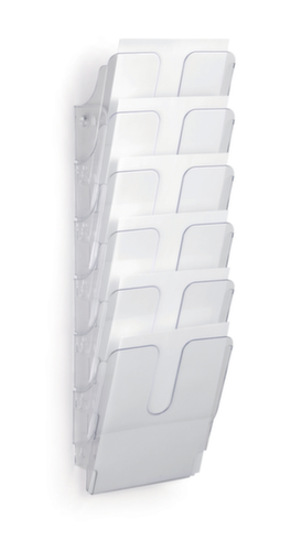 Durable Wandprospekthalter FLEXIPLUS für DIN A4, 6 Ablagen
