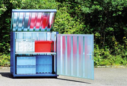 Säbu Magazinbox mit hochklappbarem Dach