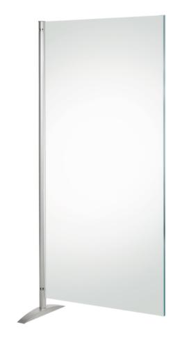 Kerkmann Trennwand Metropol, Höhe x Breite 1750 x 800 mm, Wand transparent