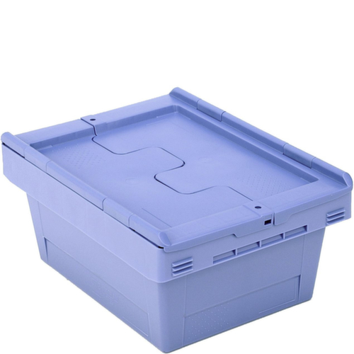 BITO Mehrwegbehälter verplombbar, Inhalt 16 l, Zweiteiliger Scharnierdeckel