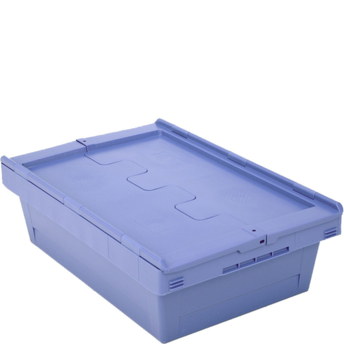 BITO Mehrwegbehälter verplombbar, Inhalt 29 l, Zweiteiliger Scharnierdeckel