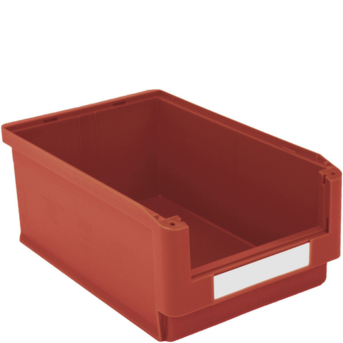BITO Sichtlagerkasten hoch belastbar, rot, Tiefe 500 mm, Polypropylen