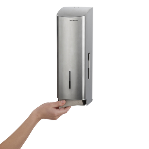 AIR-WOLF Toilettenpapierspender Gamma für 3 Rollen, Edelstahl