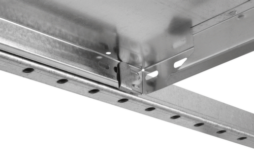 hofe System-Steckregal in Standard Bauart, Höhe x Breite x Tiefe 3000 x 1360 x 535 mm, 7 Böden