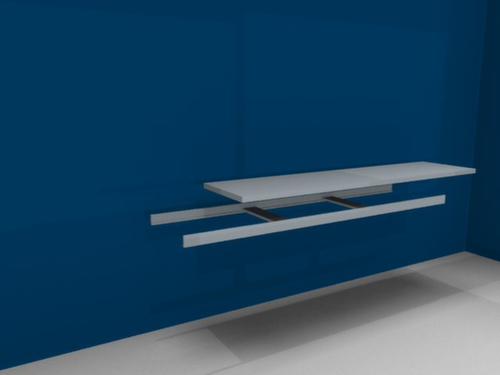 hofe Fachboden für Weitspannregal, Breite x Tiefe 2500 x 600 mm