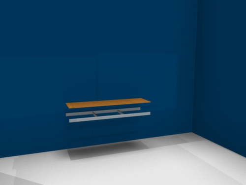 hofe Holzboden für Weitspannregal, Breite x Tiefe 2000 x 600 mm