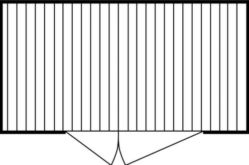 Säbu Verzinkter Großraum-Materialcontainer XXL mit Holzfußboden