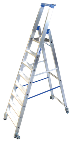Krause Stehleiter auf Rollen