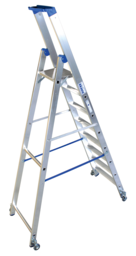 Krause Stehleiter auf Rollen