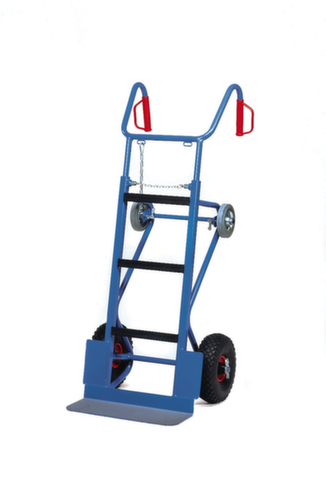 fetra Gerätekarre mit Gummibelag, Traglast 400 kg, Luft-Bereifung